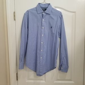 MENS RALPH LAUREN LONG SLEEVE MEDIUM STANTON CLASSIC FIT SHIRT